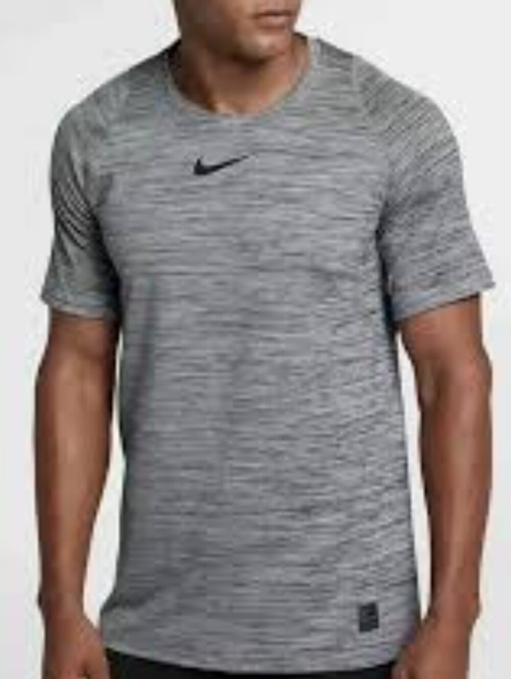 Nike Pro Dri-FIT Men's Heather Short Sleeve Compression T-Shirt, Size Small